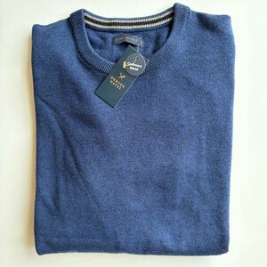 NWT Denver Hayes Blue Cashmere Blend Sweater